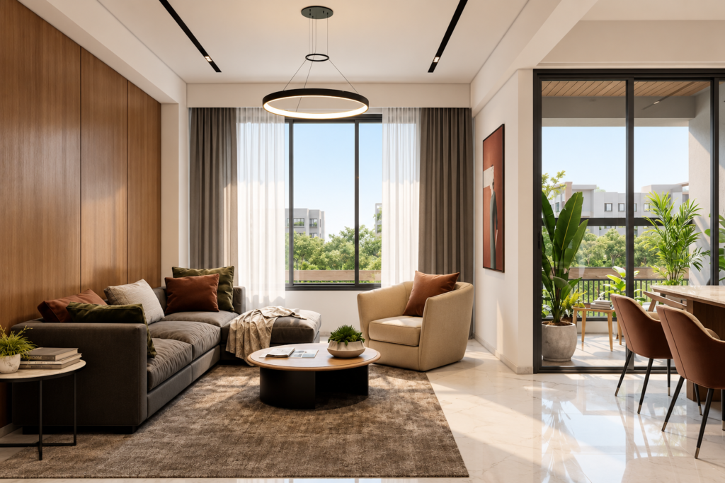 Shreeya Vista Homes Living Room Aesthetics