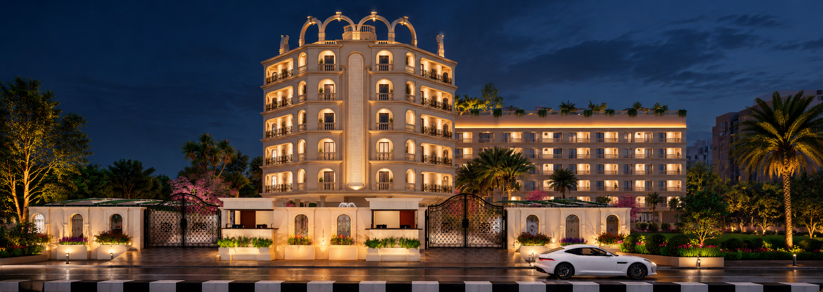 Shreeya Vista Homes building front view