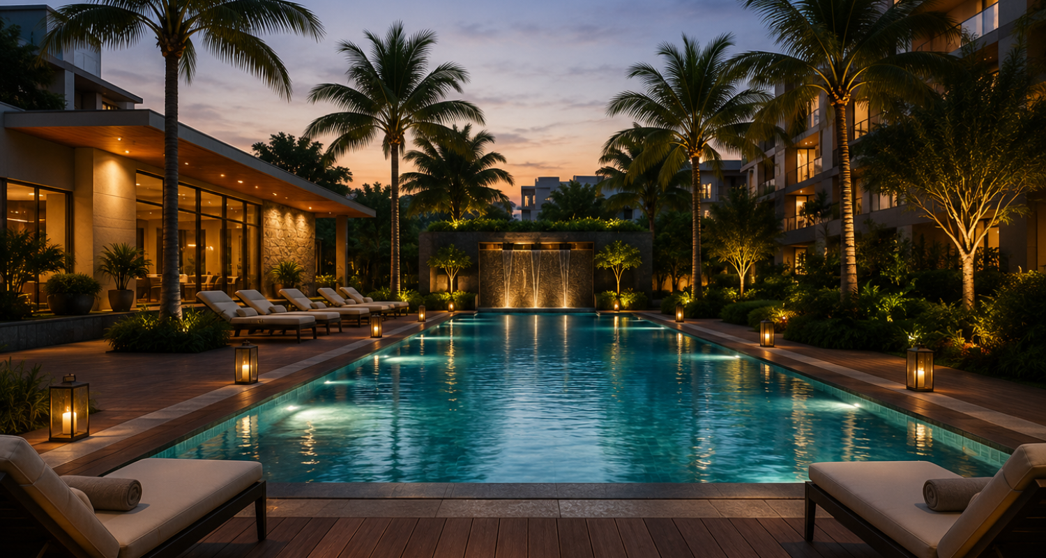 shreeya vista homes swimming pool showcasing lifestyle