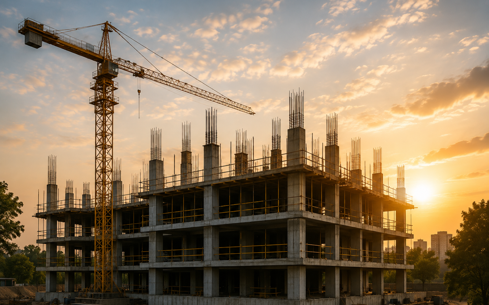 shreeya vista homes construction site showcasing developement